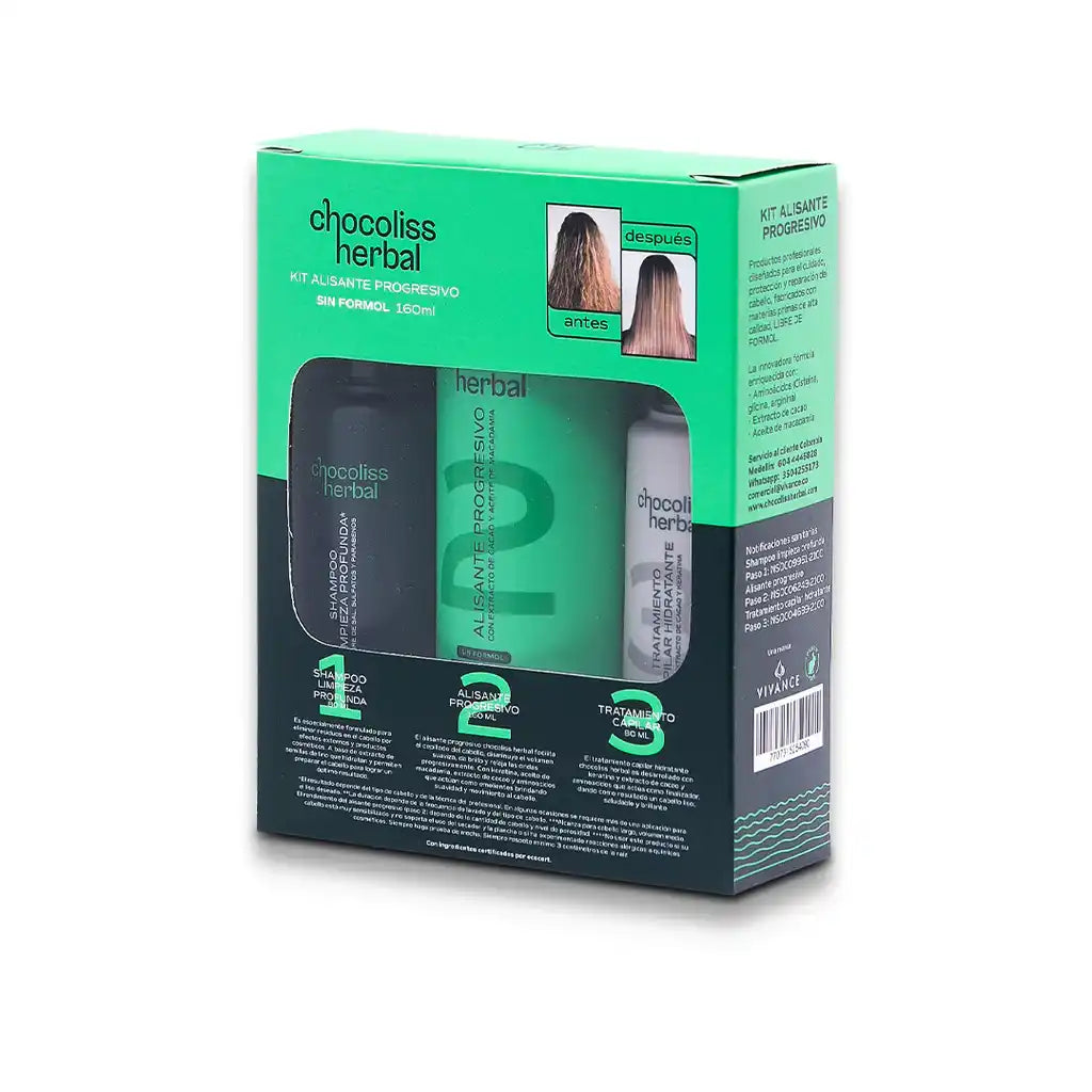 Kit alisante de 160 ml sin formol